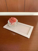 Bandeja Espelhada Decorada Rose