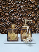 Kit Aromatizador de Ambiente e Saboneteira Cubo Âmbar 250ml