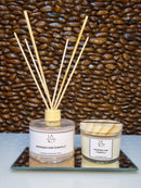 KIT AROMATIZADOR DE AMBIENTES 240ml + VELA AROMATICA 100g