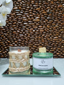 KIT AROMATIZADOR DE AMBIENTES 240ml + VELA AROMATICA 200g