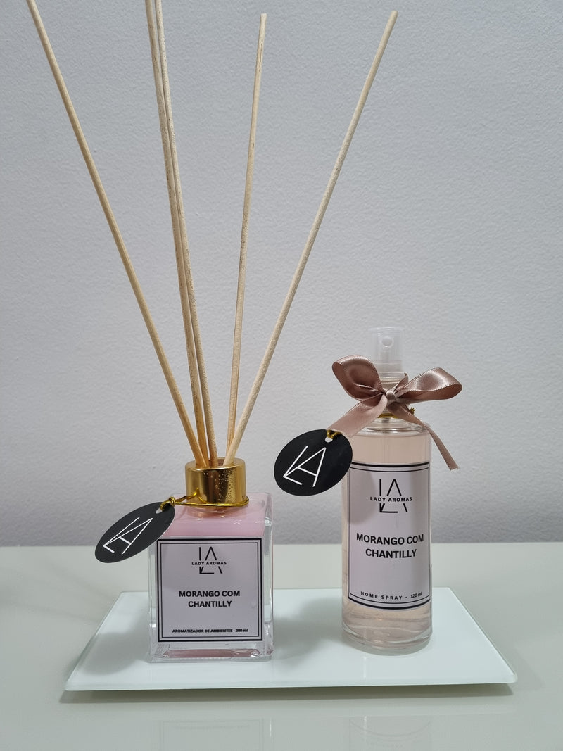 Kit Aromático - Aromatizador de Ambientes 250ml e Home Spray 120ml
