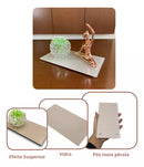 Bandeja Espelhada Decorativa Retangular Rose